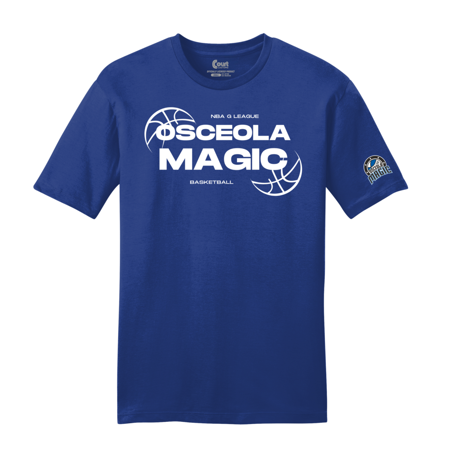 STRETCHED BASKETBALL LOGO T-SHIRT