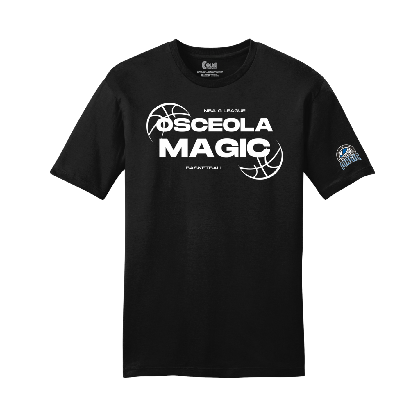 STRETCHED BASKETBALL LOGO T-SHIRT