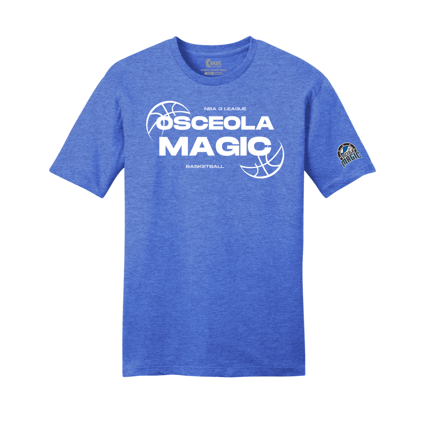 STRETCHED BASKETBALL LOGO T-SHIRT