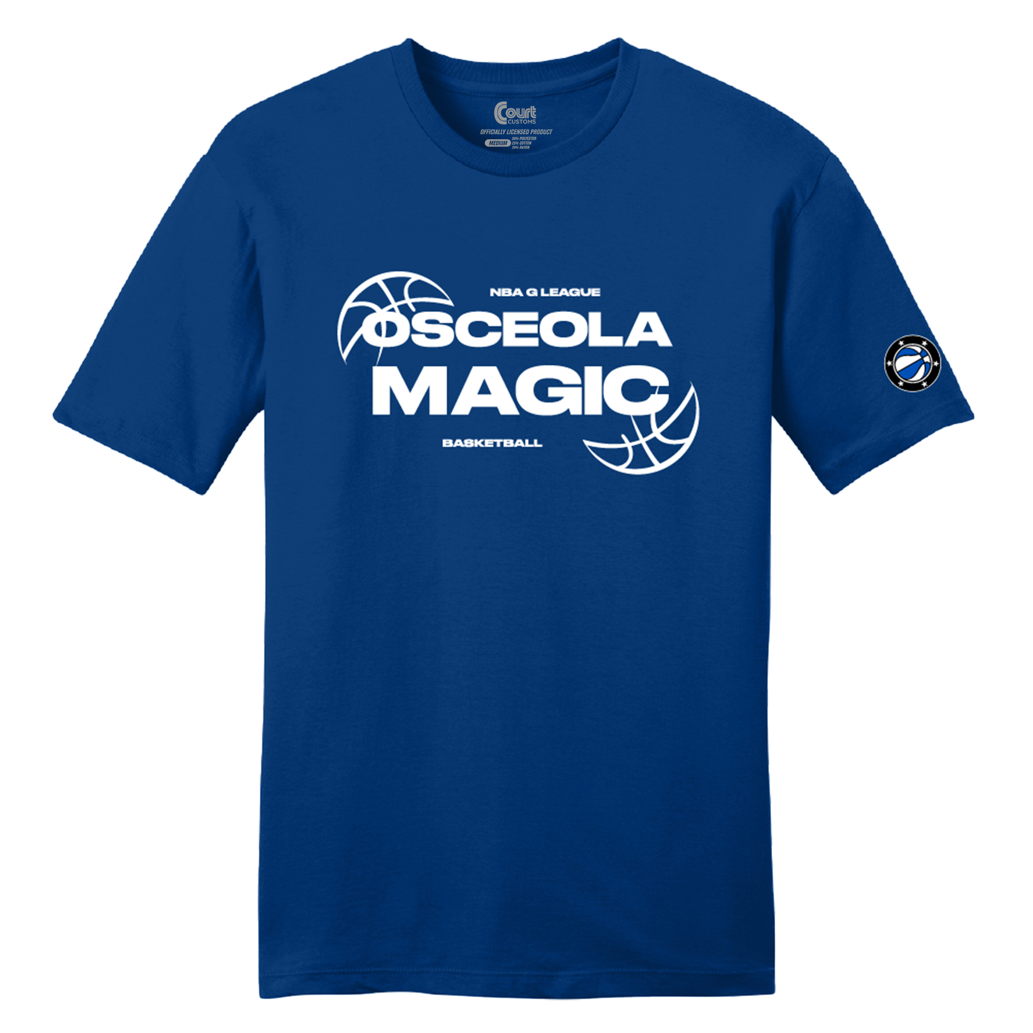 Stretched Basketball Logo T-Shirt