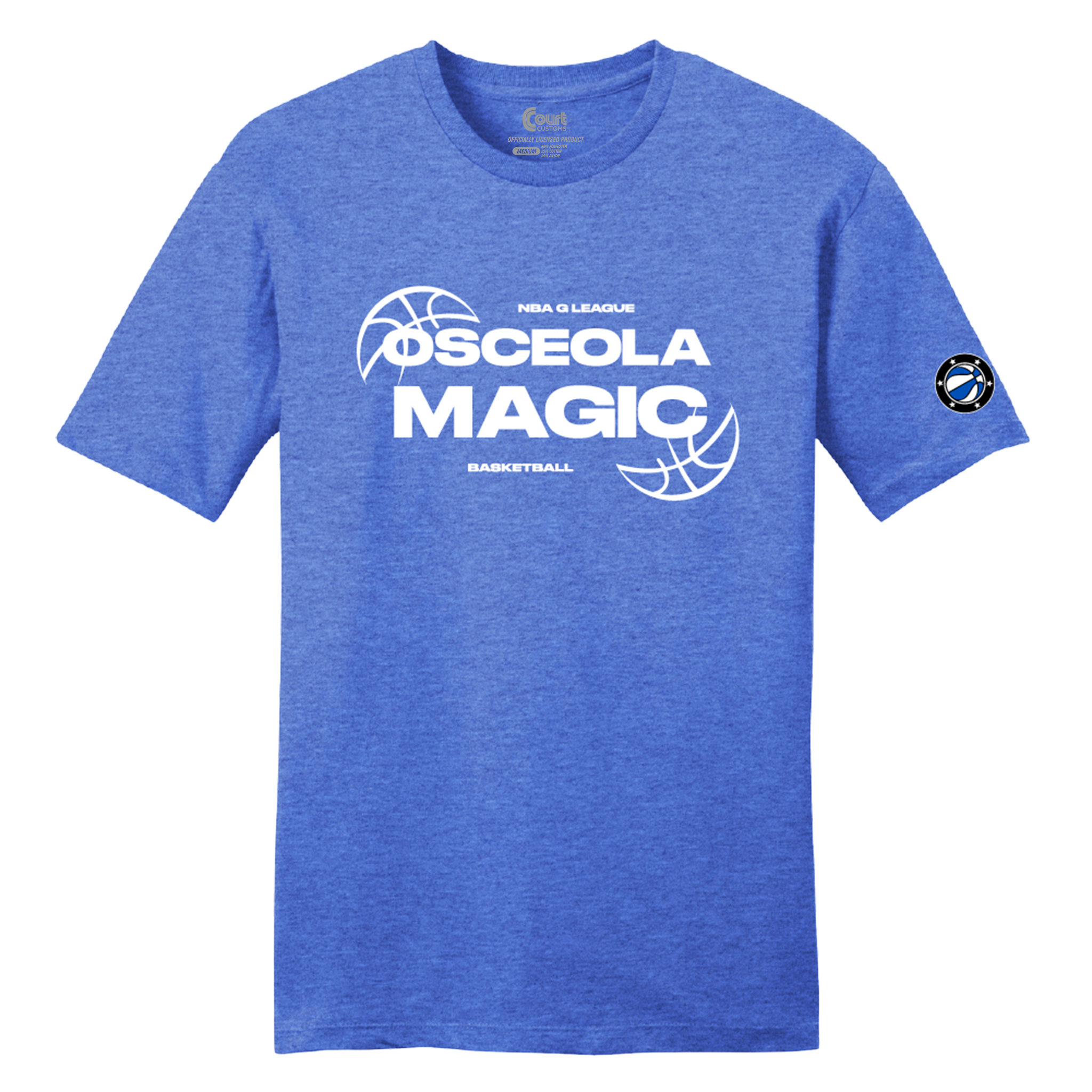 Stretched Basketball Logo T-Shirt