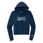 Womens Wordmark Logo Cropped Hoodie