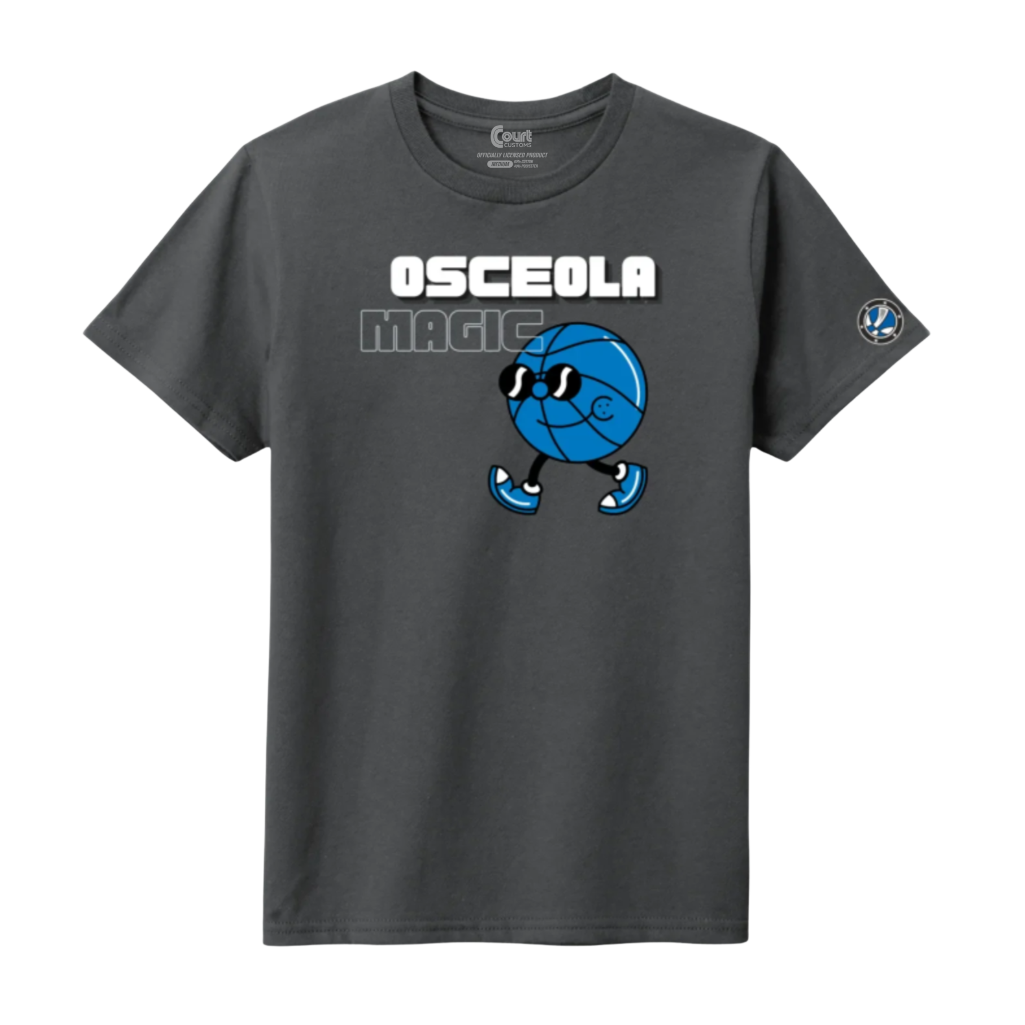 Osceola Magic Youth Cartoon Logo Graphic T-Shirt
