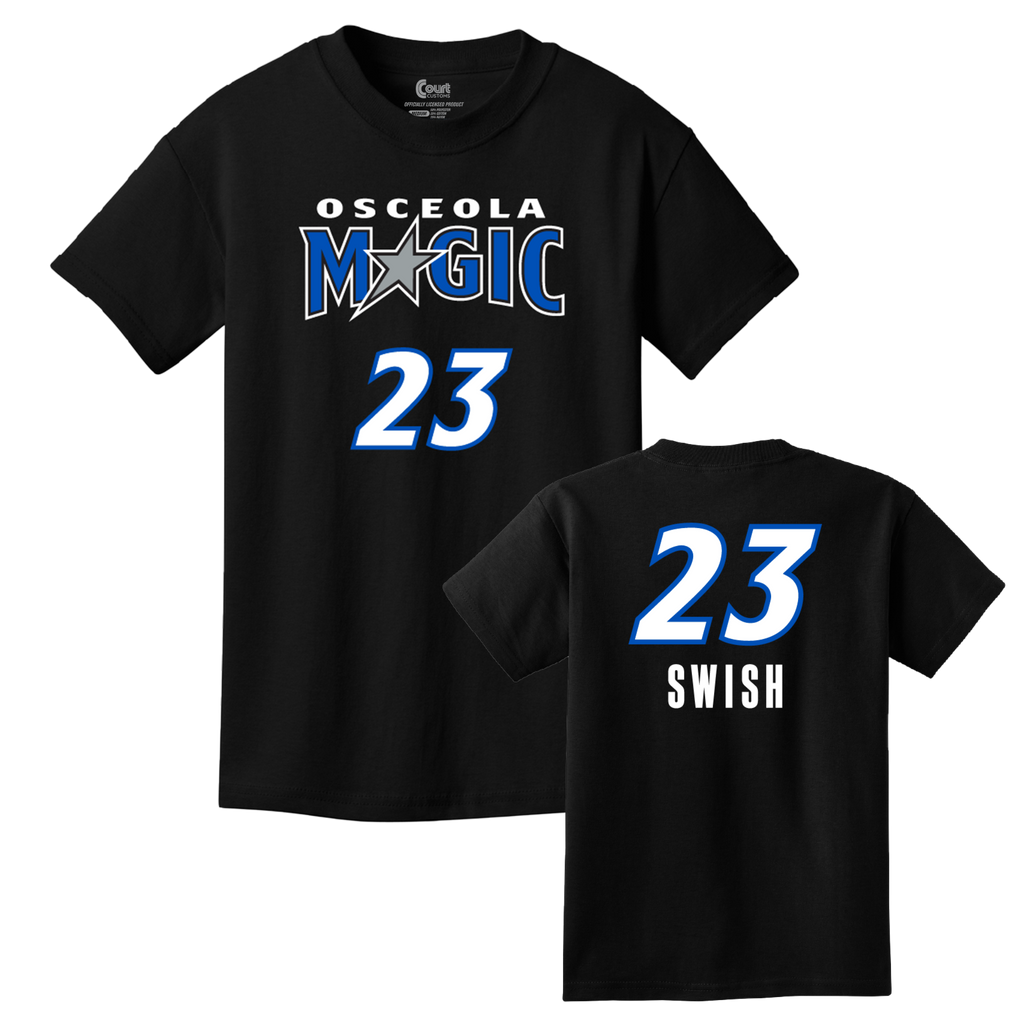 Osceola Magic Youth Name & Number T-Shirt- Swish
