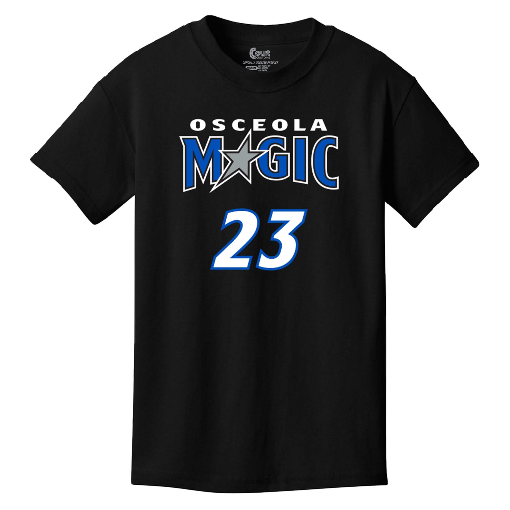 Osceola Magic Youth Name & Number T-Shirt- Swish