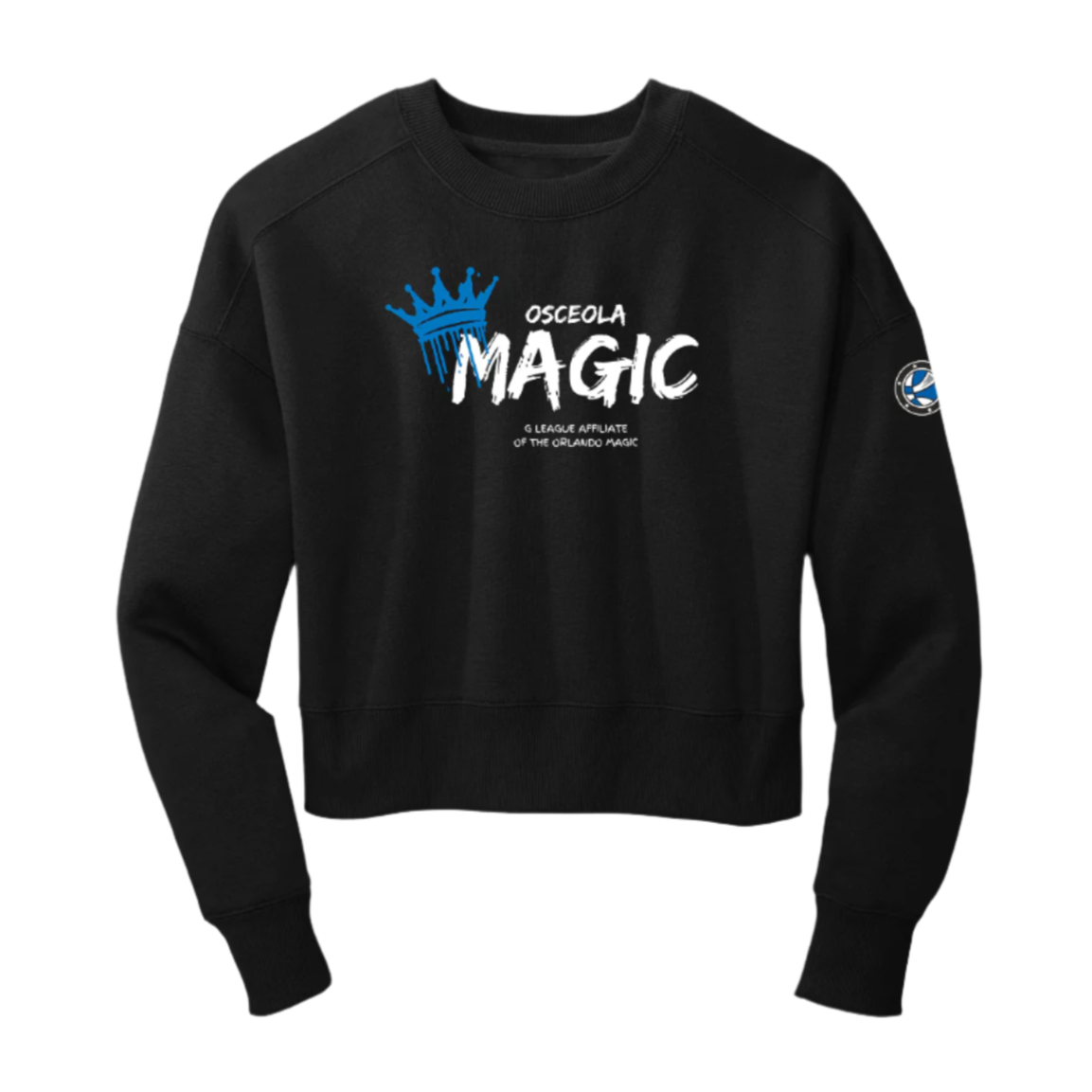 LADIES MAGIC CROWN CROPPED CREWNECK