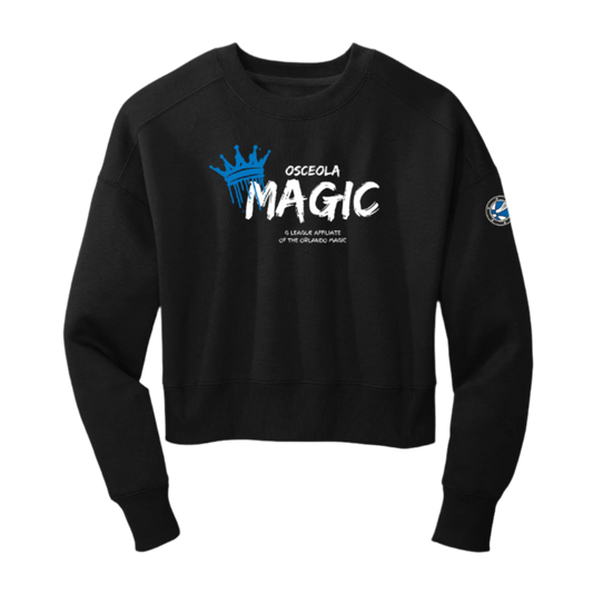 LADIES MAGIC CROWN CROPPED CREWNECK